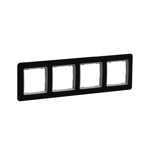 Sedna Design & Elements Ramka poczwórna szkło czarne efekt szkła SDD361804 SCHNEIDER - sdd361804_300s0001[1].png